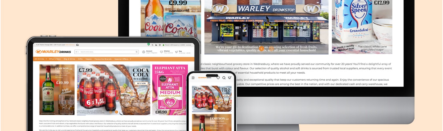 New Warley Drinks Website Launched New Warley Drinks Website Launched