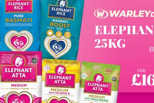 Offers on Elephant Atta, now available in a generous 25kg family pack